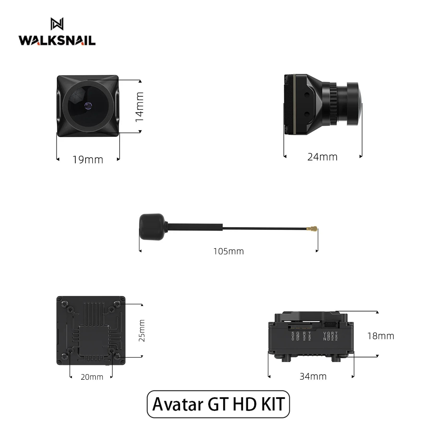 Walksnail Avatar GT HD KIT 2W  - Drone Kit Racing recensione e prezzo
